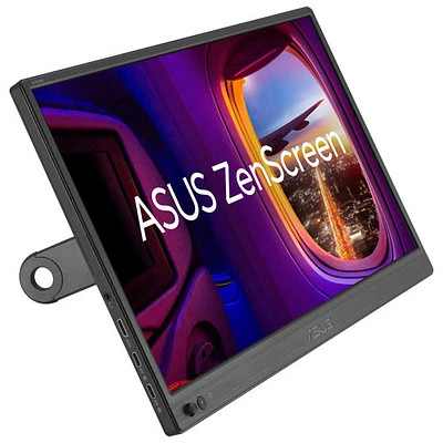 Moniteur portatif DEL USB IPS HD intégrale 60 Hz 5 ms GÀG 15,6 po ZenScreen d'ASUS (MB169CK)
