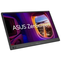 Moniteur portatif DEL USB IPS HD intégrale 60 Hz 5 ms GÀG 15,6 po ZenScreen d'ASUS (MB169CK)