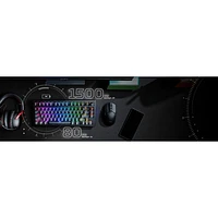Clavier de jeu Bluetooth mécanique ergonomique rétroéclairé Alloy Rise 75 de HyperX