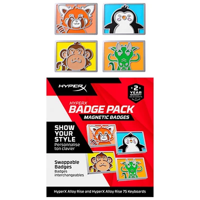 HyperX Magnetic Badges for Alloy Rise Keyboards
