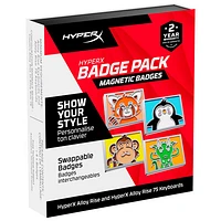 HyperX Magnetic Badges for Alloy Rise Keyboards