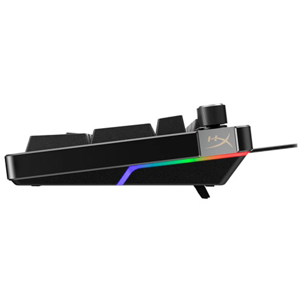 Clavier de jeu mécanique ergonomique pleine grandeur rétroéclairé Alloy Rise 75 de HyperX