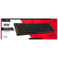 Clavier de jeu mécanique ergonomique pleine grandeur rétroéclairé Alloy Rise 75 de HyperX
