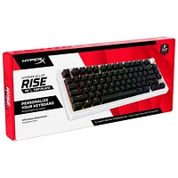 HyperX Alloy Rise 75 Top Plate & Knob - White