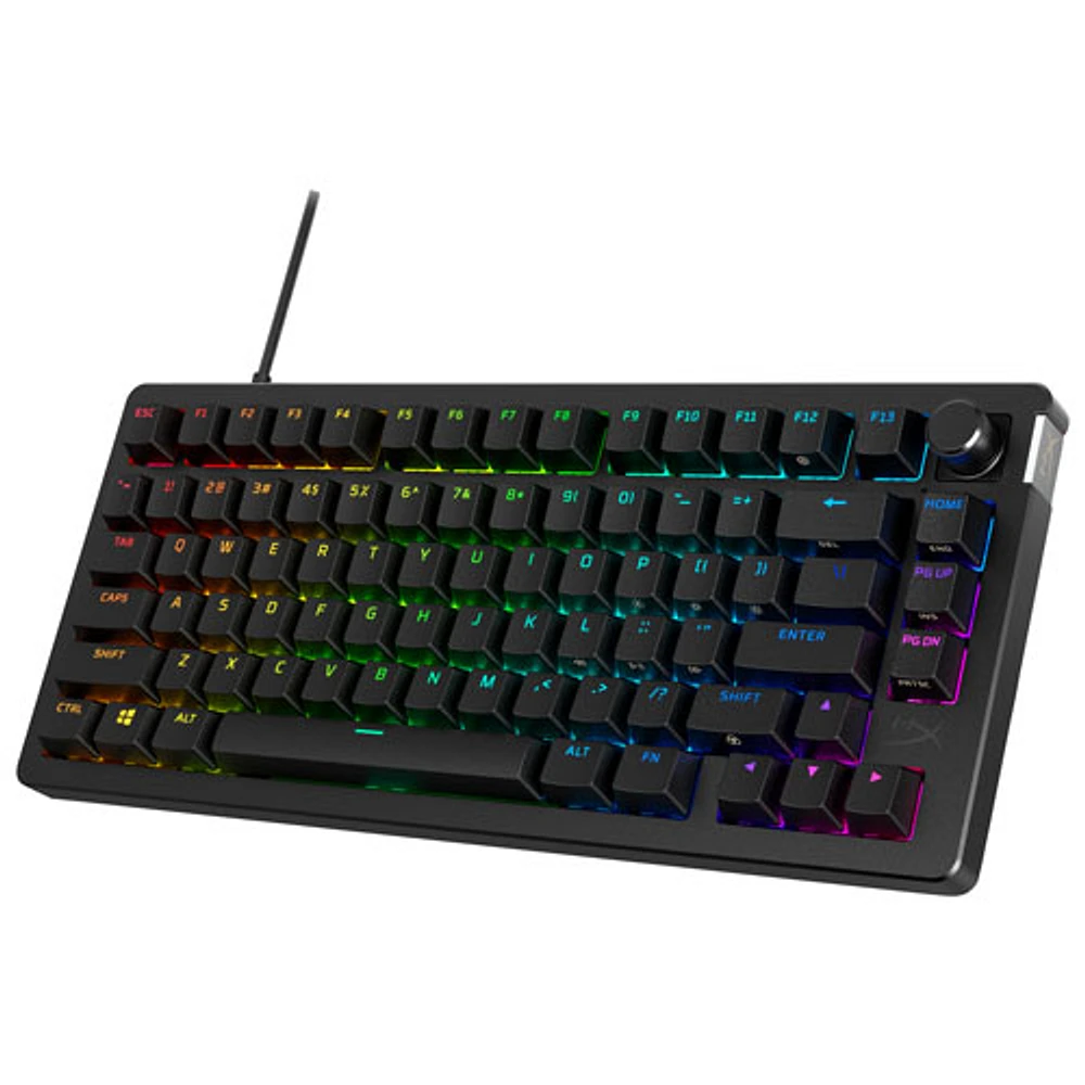 HyperX Alloy Rise 75 Backlit Mechanical Ergonomic Gaming Keyboard