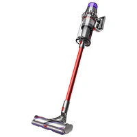 Aspirateur-balai sans fil Outsize Total Clean de Dyson avec batterie supplémentaire - Nickel/Rouge