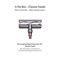 Aspirateur-balai sans fil Outsize Total Clean de Dyson avec batterie supplémentaire - Nickel/Rouge