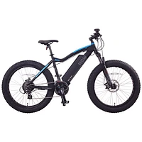 NCM Aspen Fat Tire Electric Off-Road Bike (500W Motor / Up to 110km Range / 32km/h Top Speed) - Matte Black