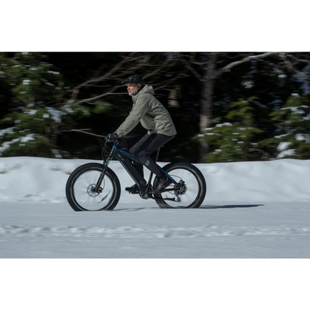 NCM Aspen Fat Tire Electric Off-Road Bike (500W Motor / Up to 110km Range / 32km/h Top Speed) - Matte Black