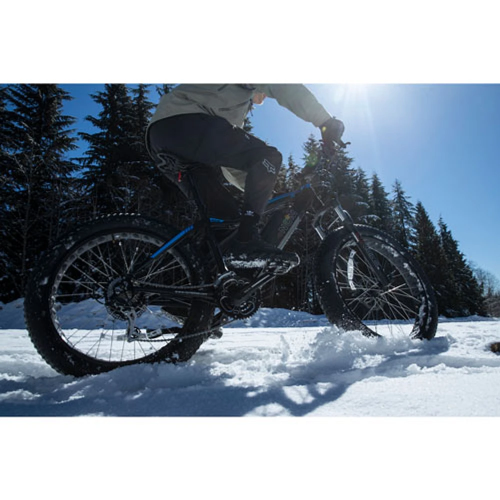 NCM Aspen Fat Tire Electric Off-Road Bike (500W Motor / Up to 110km Range / 32km/h Top Speed) - Matte Black