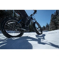 NCM Aspen Fat Tire Electric Off-Road Bike (500W Motor / Up to 110km Range / 32km/h Top Speed) - Matte Black