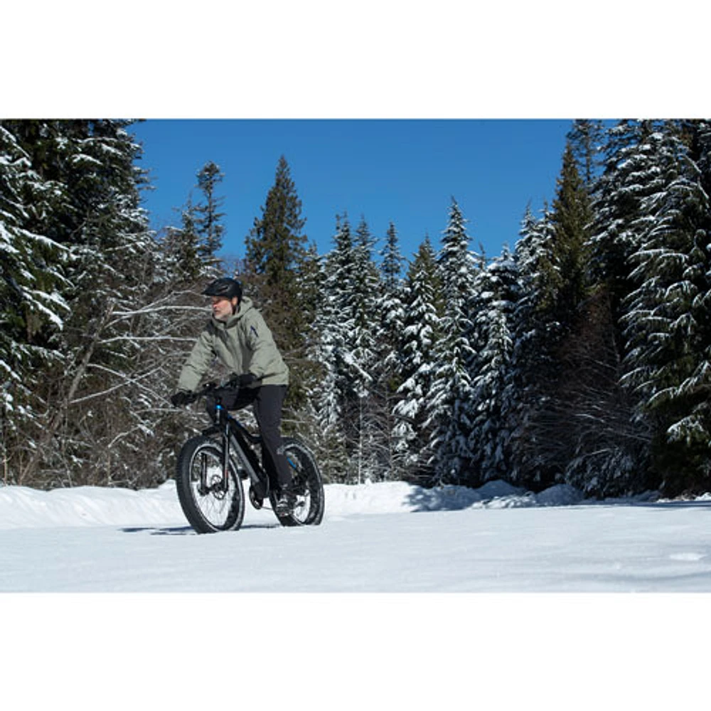 NCM Aspen Fat Tire Electric Off-Road Bike (500W Motor / Up to 110km Range / 32km/h Top Speed) - Matte Black