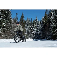 NCM Aspen Fat Tire Electric Off-Road Bike (500W Motor / Up to 110km Range / 32km/h Top Speed) - Matte Black