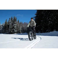NCM Aspen Fat Tire Electric Off-Road Bike (500W Motor / Up to 110km Range / 32km/h Top Speed) - Matte Black