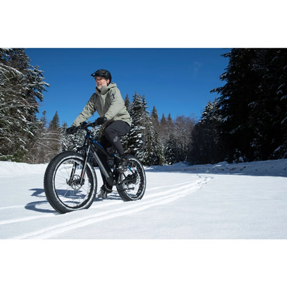 NCM Aspen Fat Tire Electric Off-Road Bike (500W Motor / Up to 110km Range / 32km/h Top Speed) - Matte Black