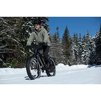 NCM Aspen Fat Tire Electric Off-Road Bike (500W Motor / Up to 110km Range / 32km/h Top Speed) - Matte Black