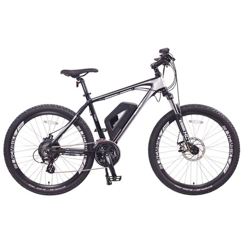 NCM Prague Electric Off-Road Bike (350W Motor / Up to 100km Range / 32km/h Top Speed) - Matte Black
