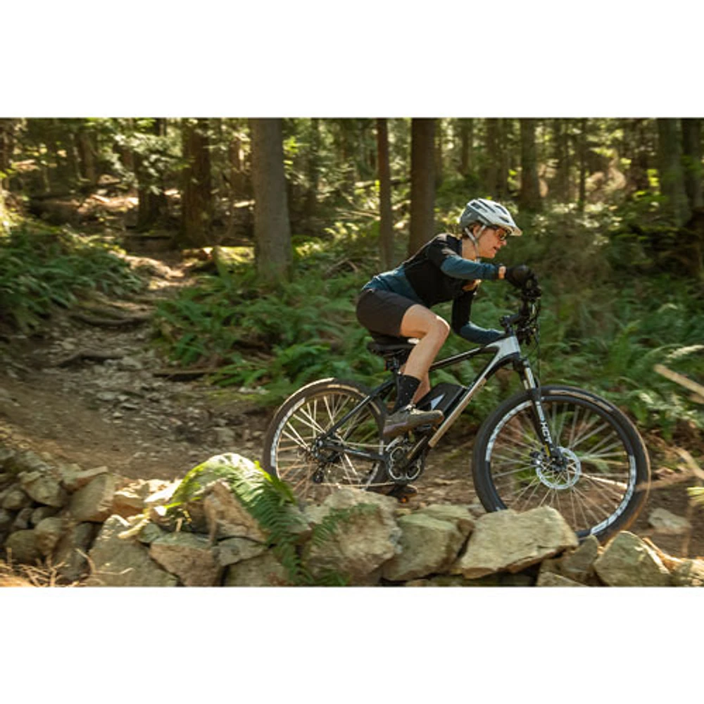 NCM Prague Electric Off-Road Bike (350W Motor / Up to 100km Range / 32km/h Top Speed) - Matte Black