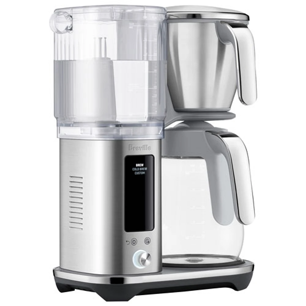 Breville Luxe Glass Drip Coffee Maker - 12-Cup - Brushed Stainless Steel