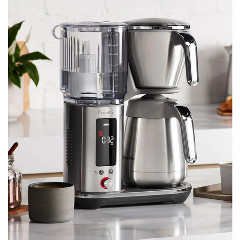 Cafetière de luxe isotherme de Breville - 12 tasses - Acier inoxydable brossé