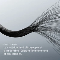 Câble tissé USB-C à USB-C de 1,5 m (4,9 pi) de Beats By Dr. Dre (MDGA4LL/A) - Noir éclair