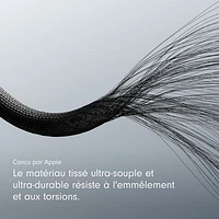 Câble tissé USB-C à USB-C de 1,5 m (4,9 pi) de Beats By Dr. Dre (MDGE4LL/A) - Bleu métal
