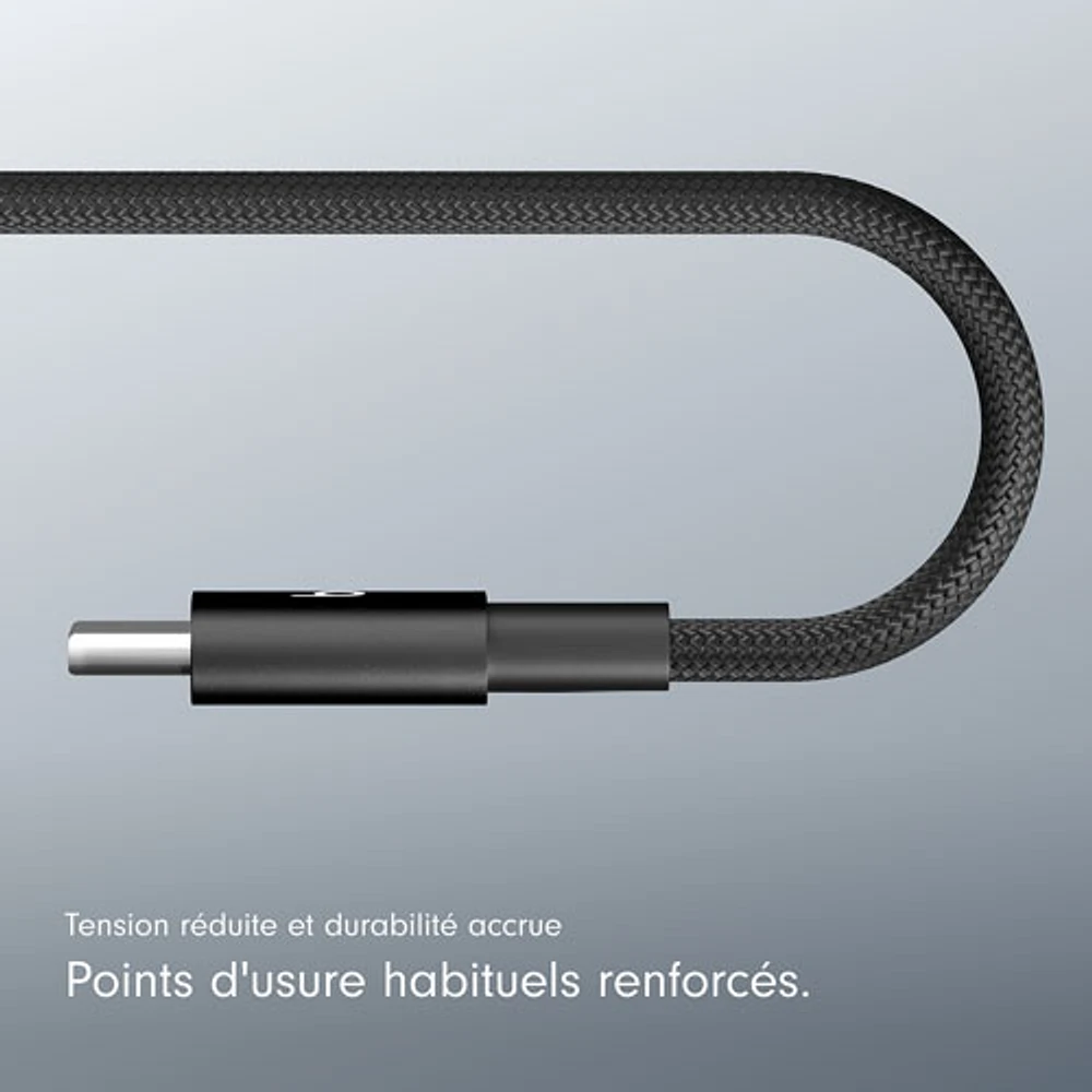 Câble tissé USB-C à USB-C de 1,5 m (4,9 pi) de Beats By Dr. Dre (MDGE4LL/A) - Bleu métal