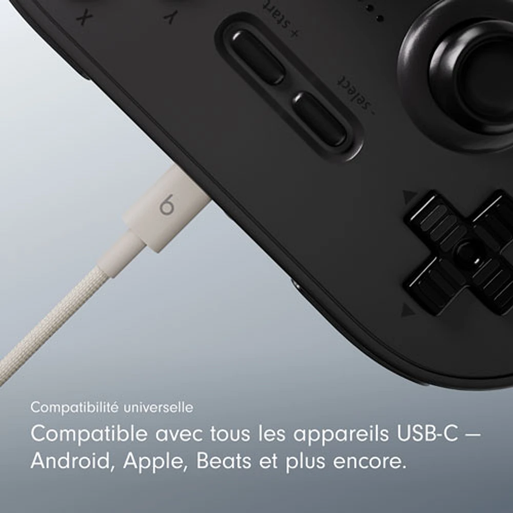 Beats By Dr. Dre 1.5m (4.9 ft.) USB-A to USB-C Woven Cable (MDGJ4LL/A) - Surge Stone