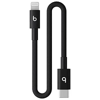 Beats By Dr. Dre 0.2m (0.65 ft.) USB-C to Lightning Woven Cable (MEQM4LL/A) - Bolt Black