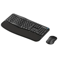 Ensemble avec souris et clavier ergonomiques Bluetooth Flow de JLab - Anglais
