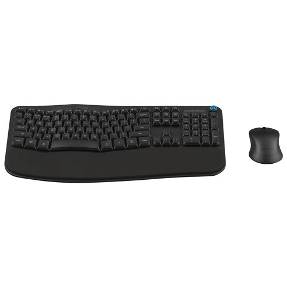 Ensemble avec souris et clavier ergonomiques Bluetooth Flow de JLab - Anglais