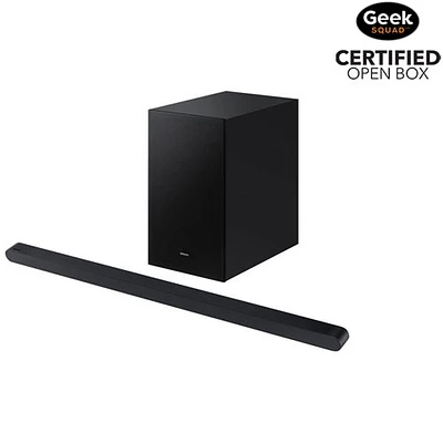 Boîte ouverte - Barre de son 3.1 canaux HW-S700D/ZC Dolby Atmos de Samsung avec haut-parleur d'extrêmes graves sans fil - Noir