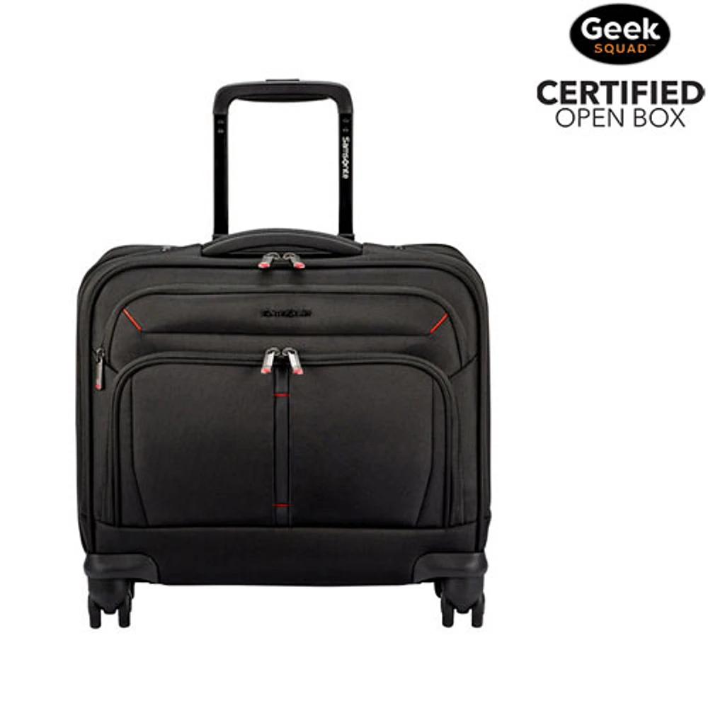 Open Box - Samsonite Xenon 4.0 Spinner 15.6" Laptop Wheeled Mobile Office Case - Black