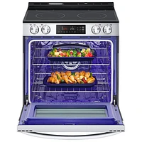 LG 30" 6.3 Cu. Ft. Fan Convection Slide-In Electric Air Fry Range (LSEL6332FC) - Stainless Steel