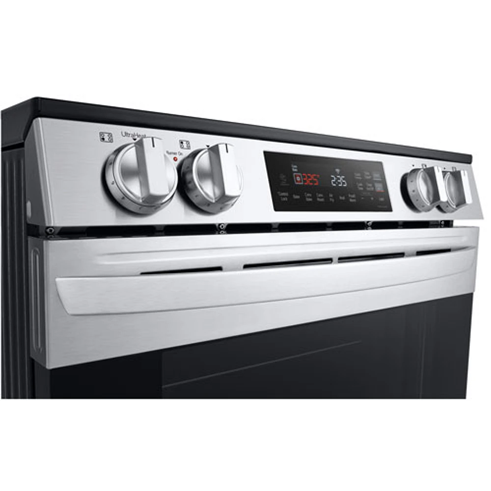 LG 30" 6.3 Cu. Ft. Fan Convection Slide-In Electric Air Fry Range (LSEL6332FC) - Stainless Steel