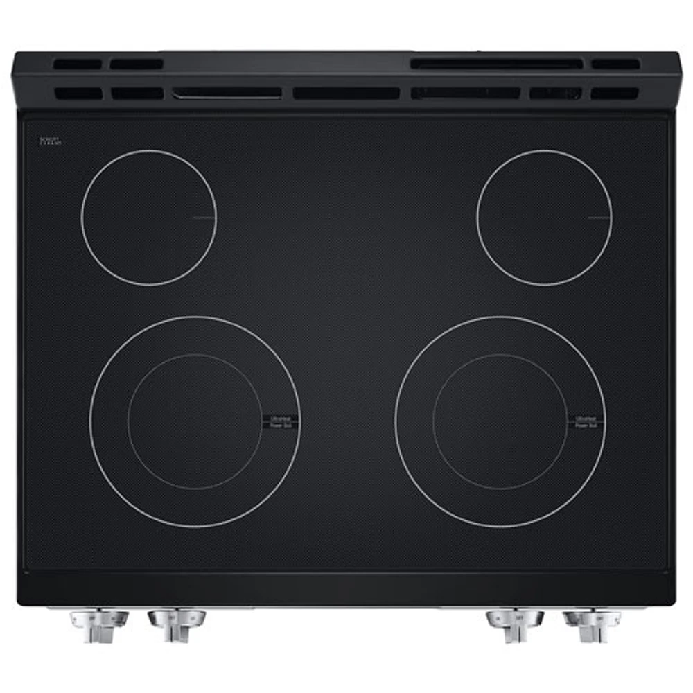LG 30" 6.3 Cu. Ft. Fan Convection Slide-In Electric Air Fry Range (LSEL6332FC) - Stainless Steel