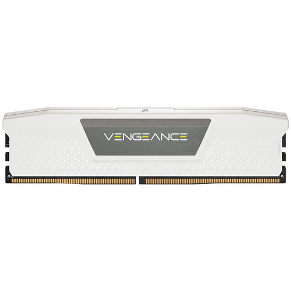 Corsair Vengeance 32GB (2 x 16GB) DDR5 6000MHz Desktop Memory (CMK32GX5M2B6000Z30W) - White