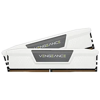 Mémoire DDR5 32 Go (2 x 16 Go) 6000 MHz Vengeance de Corsair pour PC (CMK32GX5M2E6000Z36W) - Blanc