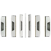 Mémoire DDR5 32 Go (2 x 16 Go) 6000 MHz Vengeance de Corsair pour PC (CMK32GX5M2E6000Z36W) - Blanc