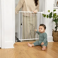 Barrière de sécurité fixe pour bébé/chien Stairway 42W d'Ingenuity - Blanc