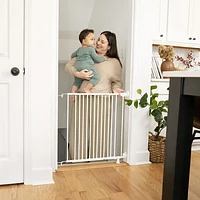 Barrière de sécurité fixe pour bébé/chien Stairway 42W d'Ingenuity - Blanc