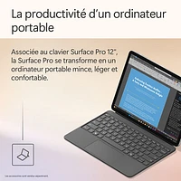 Microsoft Surface Pro (LCD) Copilot+ PC 12" 256GB Tablet with Snapdragon X Plus/16GB RAM (2025) - Platinum - Device Only