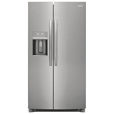 Boîte ouverte - Réfrigérateur à congélateur juxtaposé 25,6 pi³ 36 po Gallery de Frigidaire (GRSS2652AF) - Inox - Parfait état