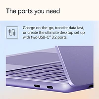 Microsoft Surface Laptop 13" Copilot+ PC Laptop - Violet (Snapdragon X Plus/16GB RAM/512GB SSD) - EN