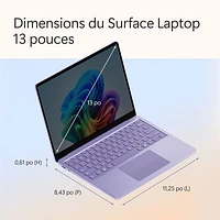 Microsoft Surface Laptop 13" Copilot+ PC Laptop - Violet (Snapdragon X Plus/16GB RAM/512GB SSD) - EN