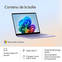 Microsoft Surface Laptop 13" Copilot+ PC Laptop - Violet (Snapdragon X Plus/16GB RAM/512GB SSD) - EN