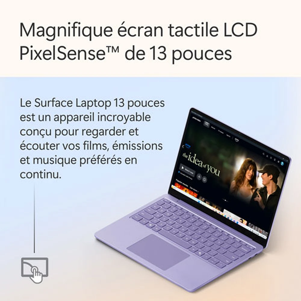 Microsoft Surface Laptop 13" Copilot+ PC Laptop - Violet (Snapdragon X Plus/16GB RAM/512GB SSD) - EN