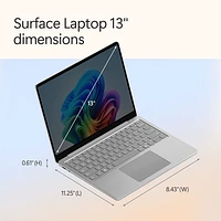 Microsoft Surface Laptop 13" Copilot+ PC Laptop - Platinum (Snapdragon X Plus/16GB RAM/512GB SSD) - EN