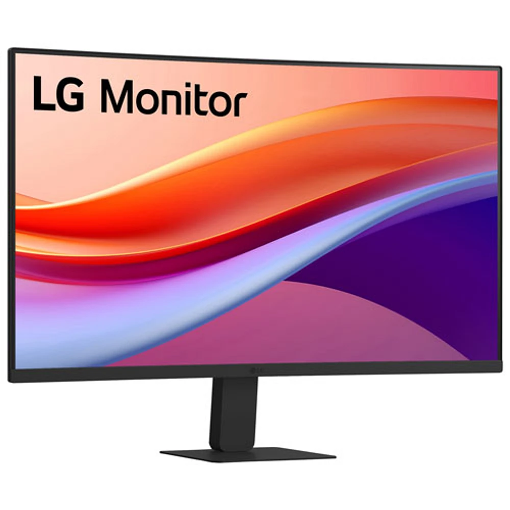 LG 27" FHD 100Hz 5ms GTG Curved VA LCD Monitor (27U421A-B) - Black