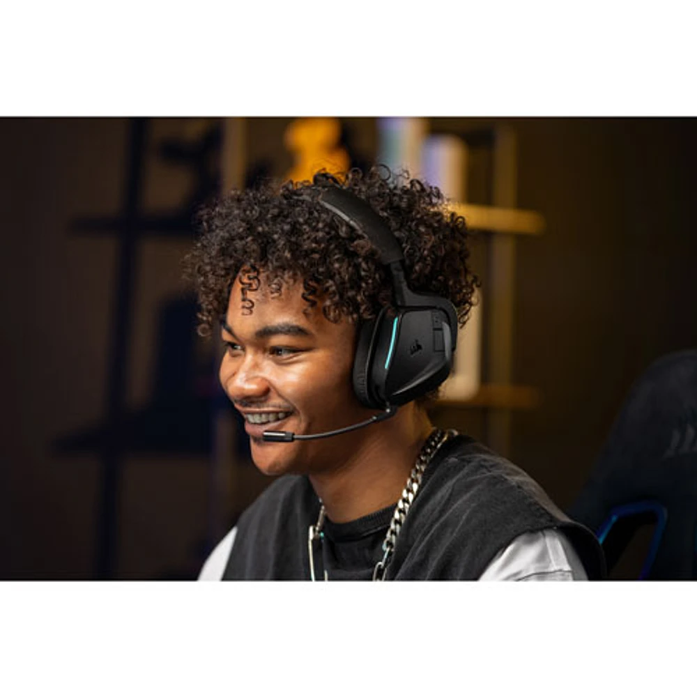 Casque de jeu sans fil Void V2 avec microphone de Corsair - Noir